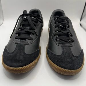 PUMA Mens Black Leather King 21 IT Soccer Sneaker Shoes Size 8.5